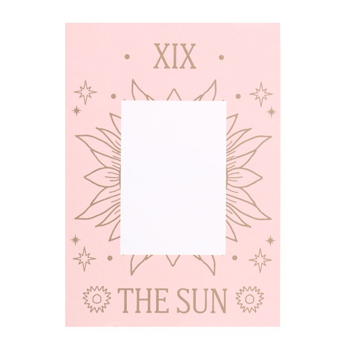 The Sun Vintage Tarot Necklace on Greeting Card