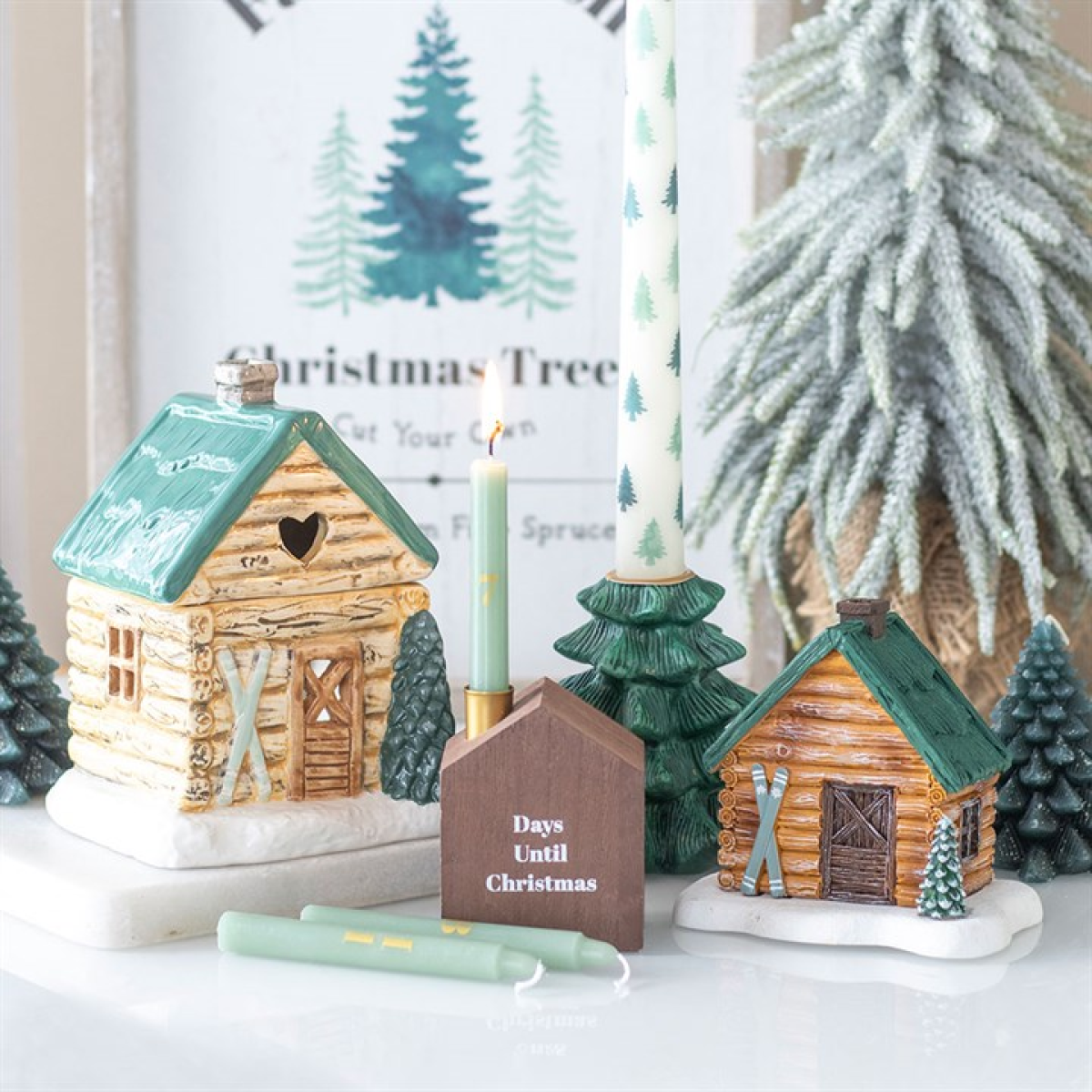 Cabin Ski Chalet Ceramic Oil Burner - Vivid Aromas UK