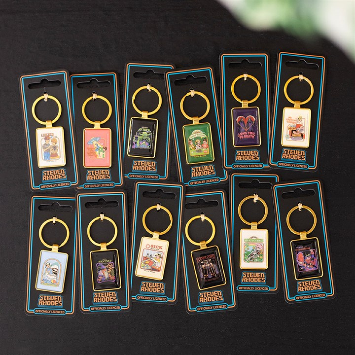 Anxiety Attack Keyring by Steven Rhodes - Vivid Aromas UK