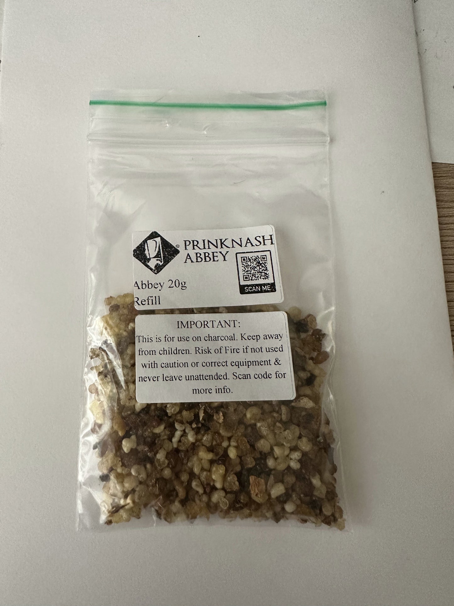 Genuine Prinknash Abbey Incense Trial & Refill bags - Abbey 20g, 50g, 100g, 250g - CritchCorp Retail & Wholesale