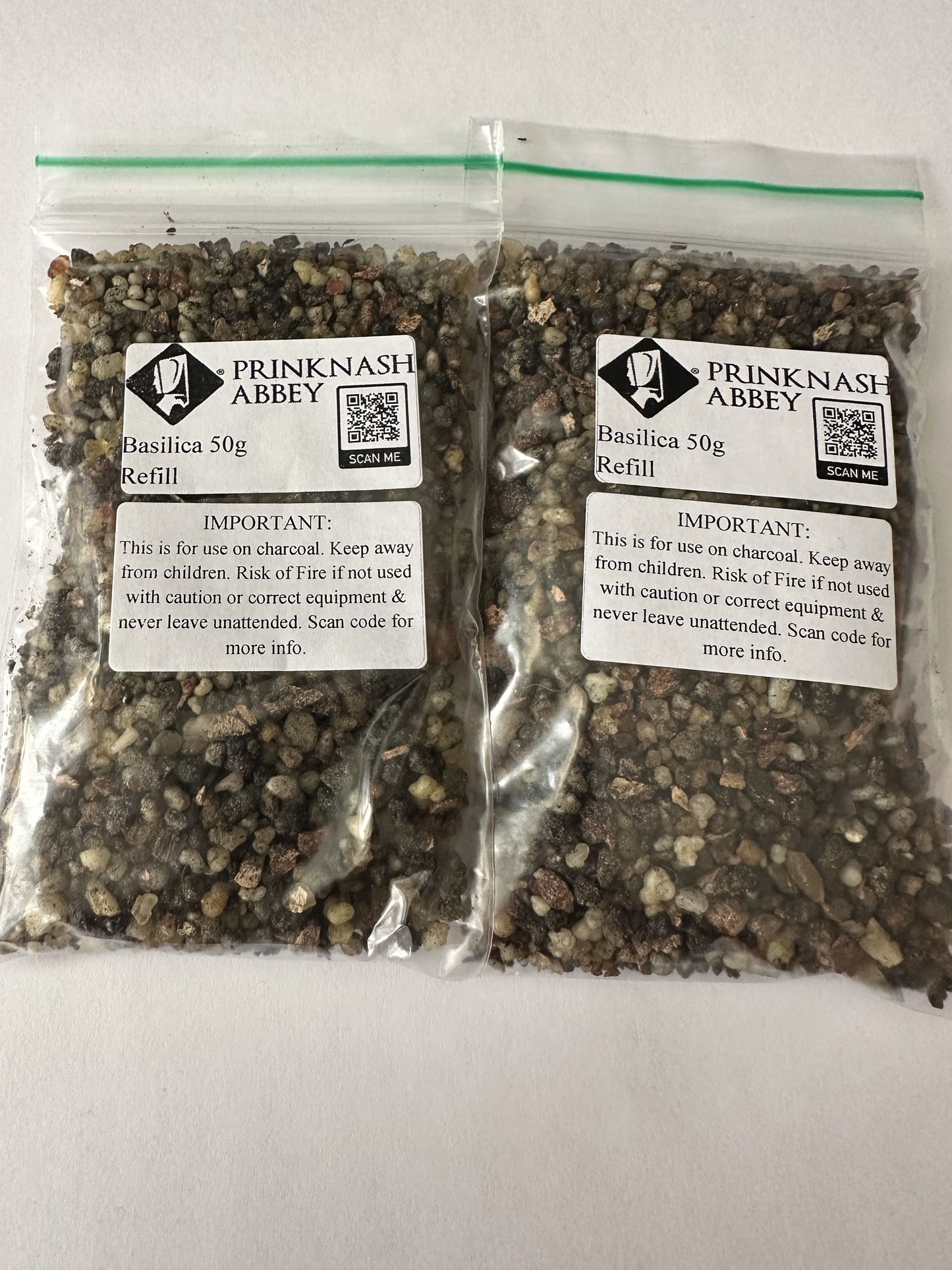 2 bags of Genuine Prinknash Abbey Basilica Incense Resin