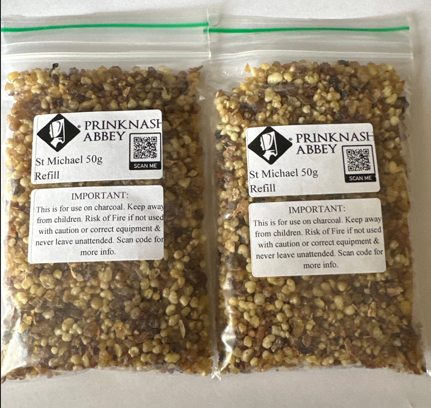 2 x 50g Prinknash Abbey Resin Incense - St Michael Blend