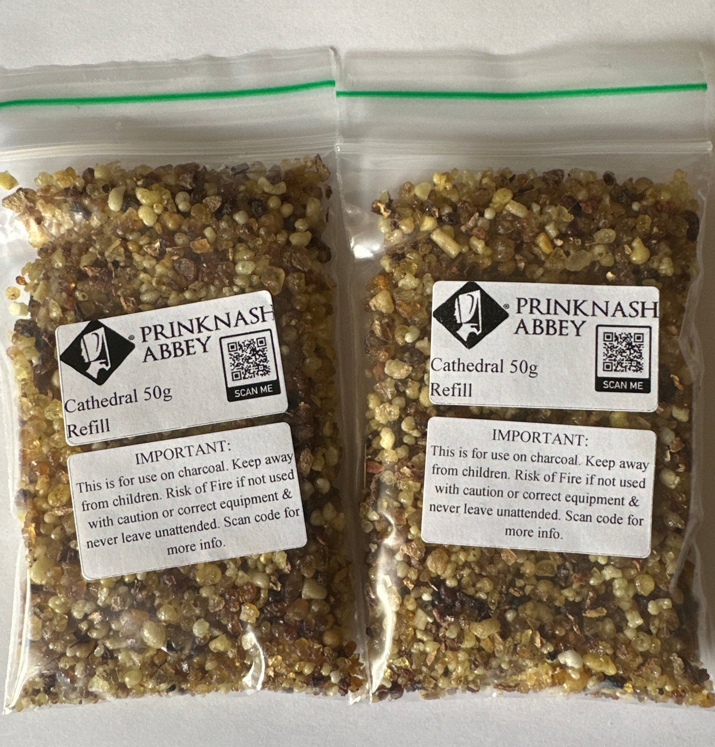 Genuine Prinknash Abbey 50g Bags Resin Incense - Cathedral Blend