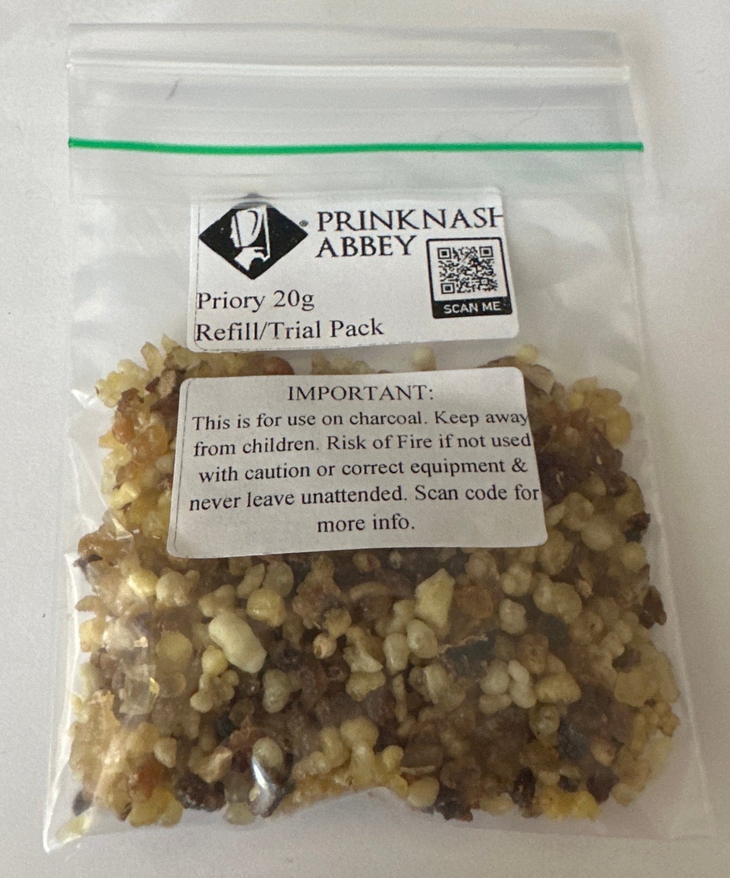 Prinknash Abbey 20g Trial Pack Resin Incense Priory Blend