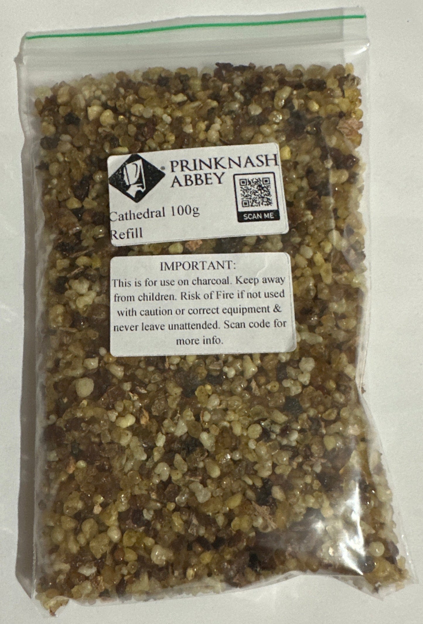 Genuine Prinknash Abbey 100g Resin Incense Refill bag - Cathedral Blend