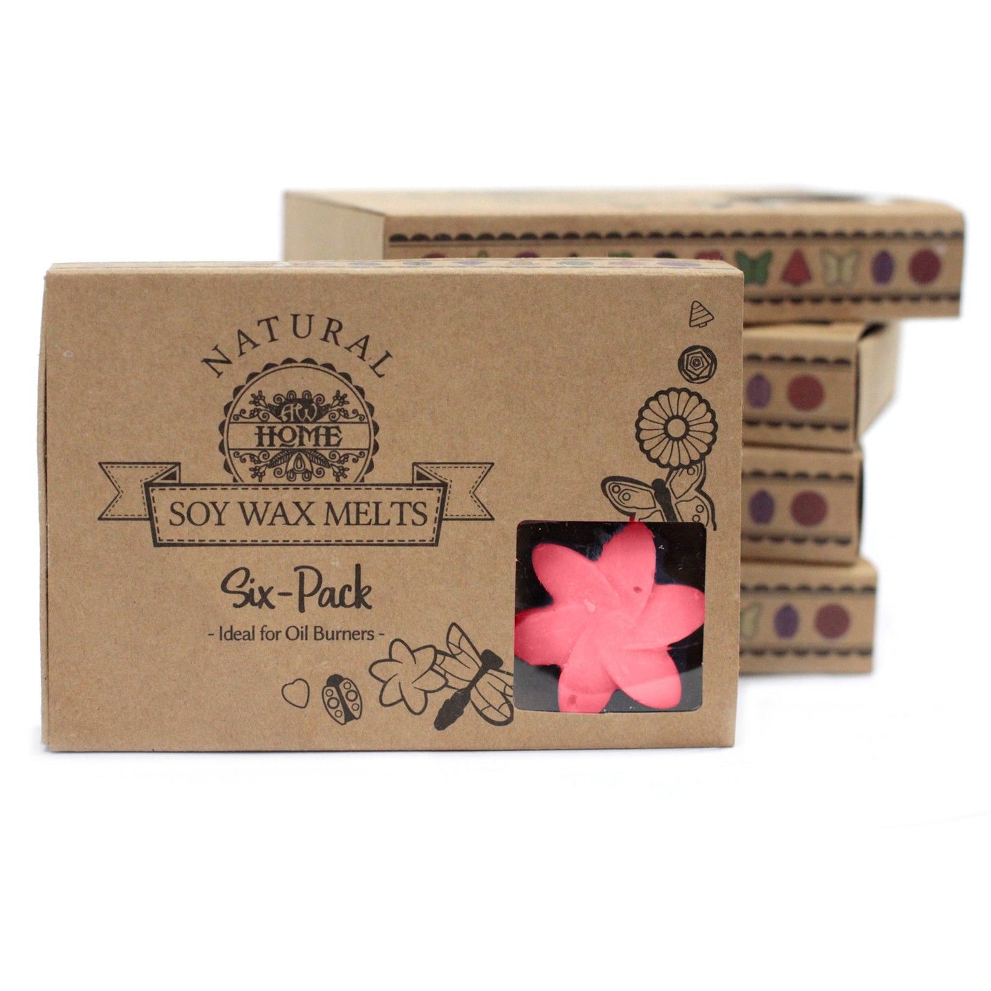 Box of 6 Wax Melts - Classic Rose - Vivid Aromas UK