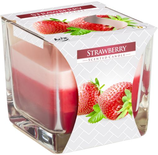 Rainbow Jar Candle - Strawberry - Vivid Aromas UK