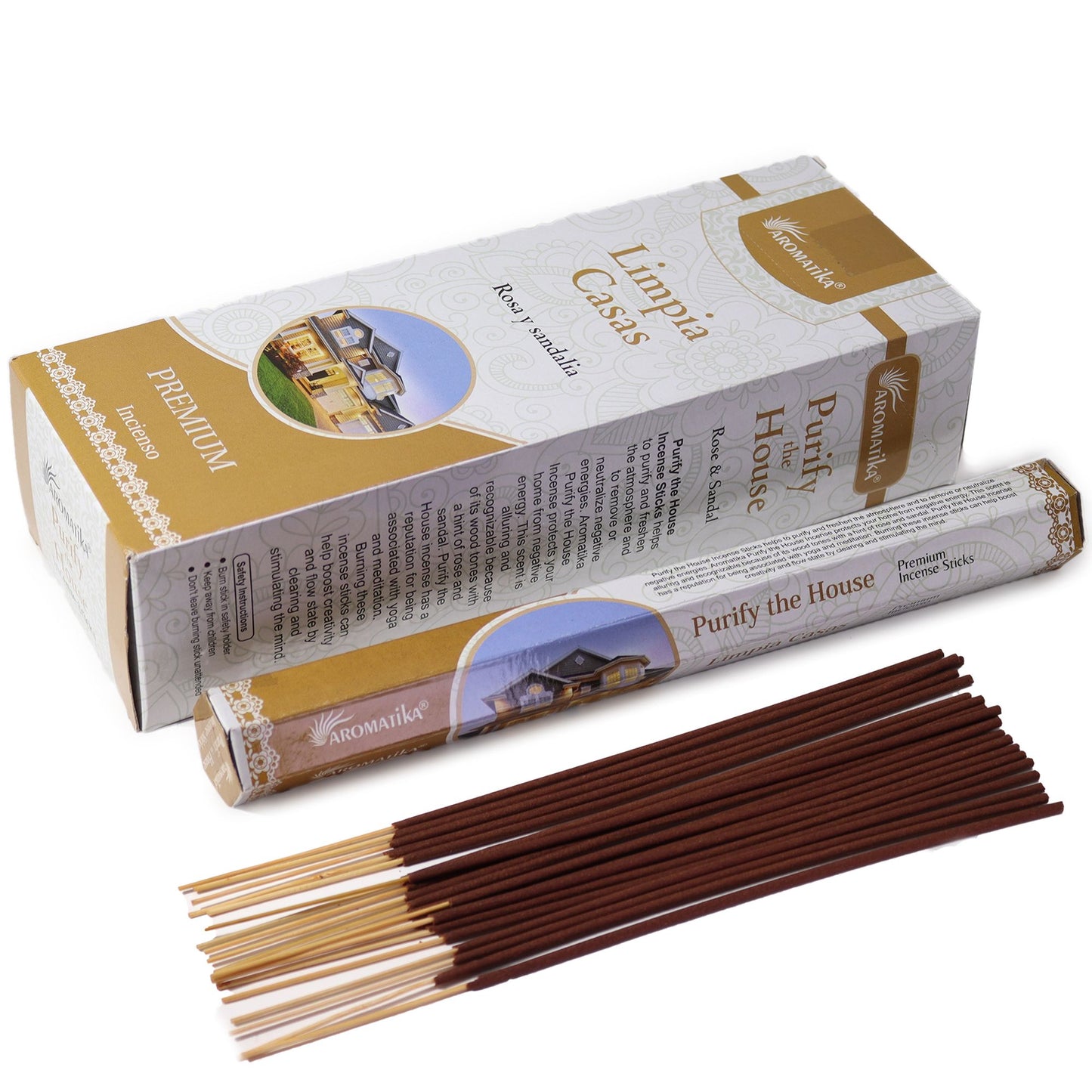 Aromatika Charcoal Free Hex Incense - Purify the House - Vivid Aromas UK