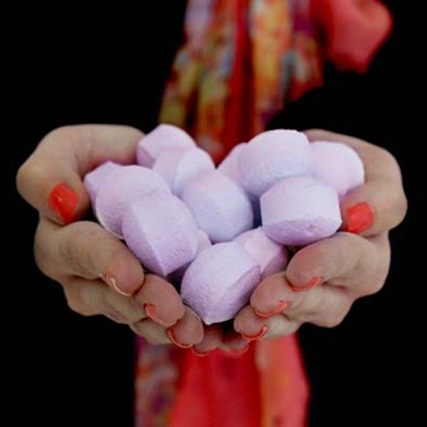 1.3Kg Box of Chill Pills (Mini Bath Bombs) - Black Cherry - Vivid Aromas UK