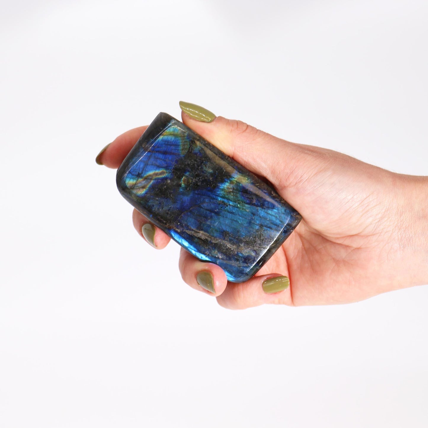 Madagascar Labradorite Medium Stone (approx 250-300gms 80-100mm) - Vivid Aromas UK