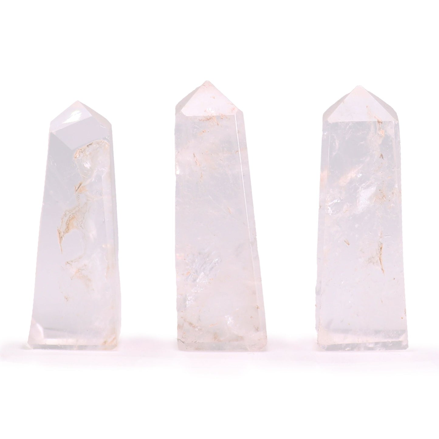 Gemstone Obelisk Point approx 5cm - Clear Quartz - Vivid Aromas UK