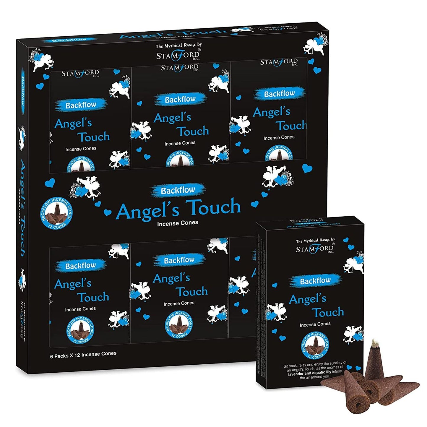 Mythical Backflow Cones - Angel Touch - Vivid Aromas UK