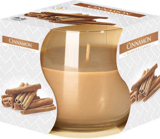Scented Glass Jar Candle - Cinnamon - Vivid Aromas UK