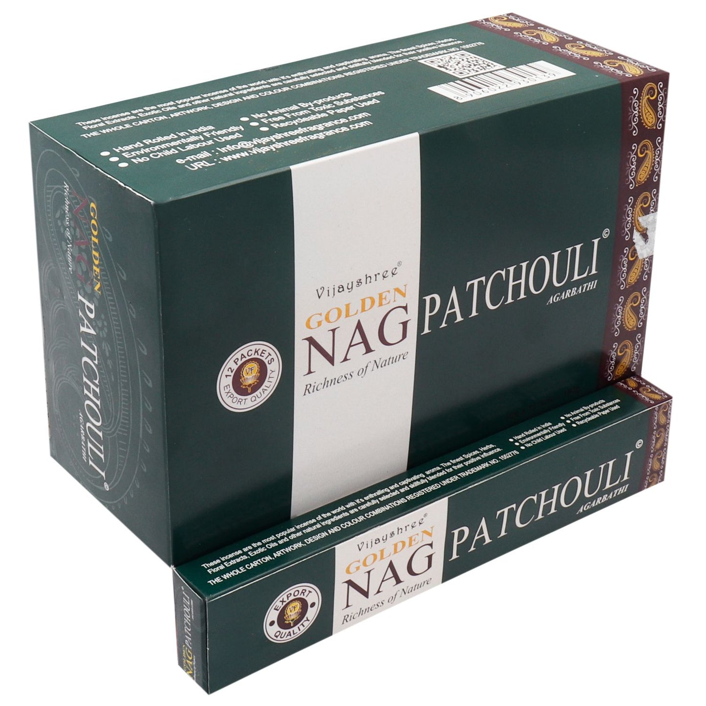 15g Golden Nag - Patchouli Incense - Vivid Aromas UK