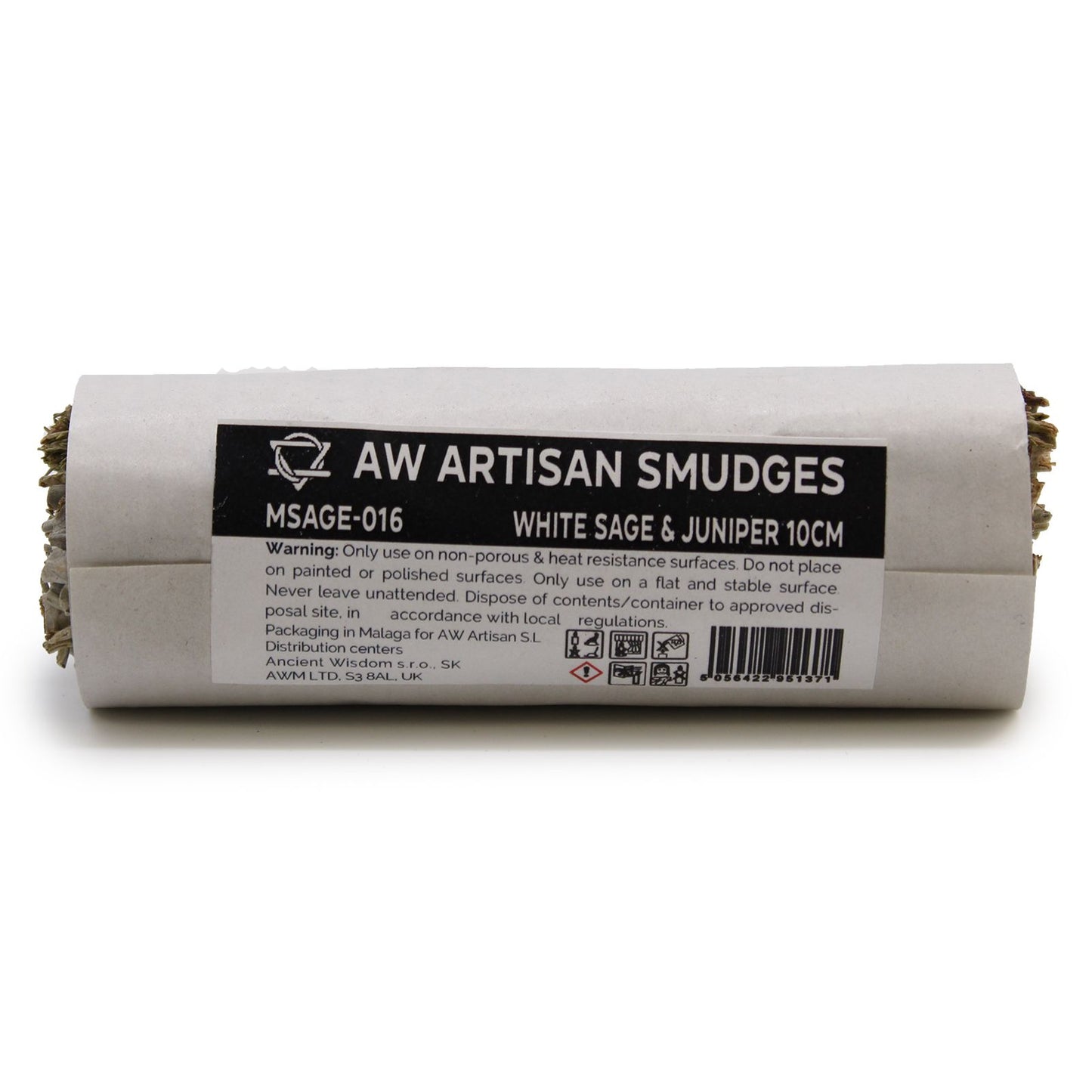 Smudge Stick - White Sage & Juniper 10cm - Vivid Aromas UK
