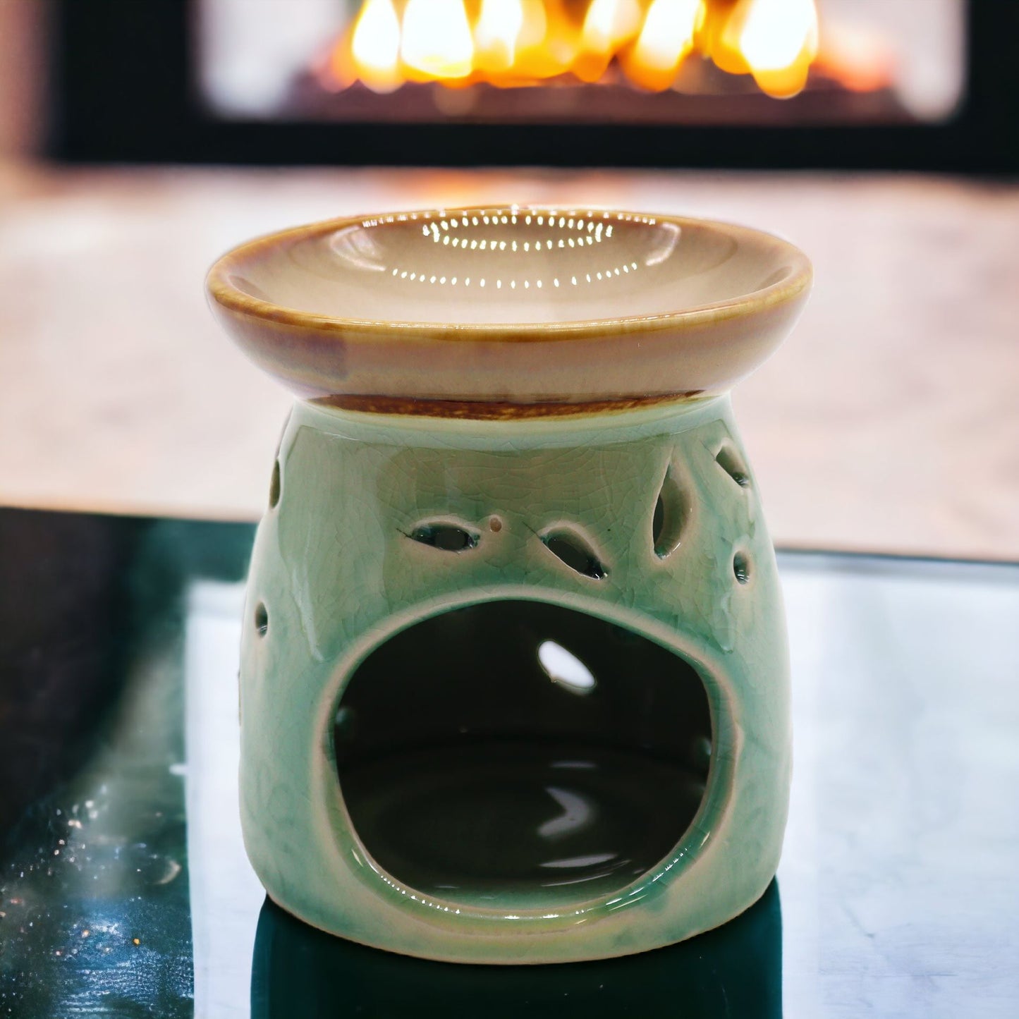 Classic Oil Burner - Blue - Vivid Aromas UK