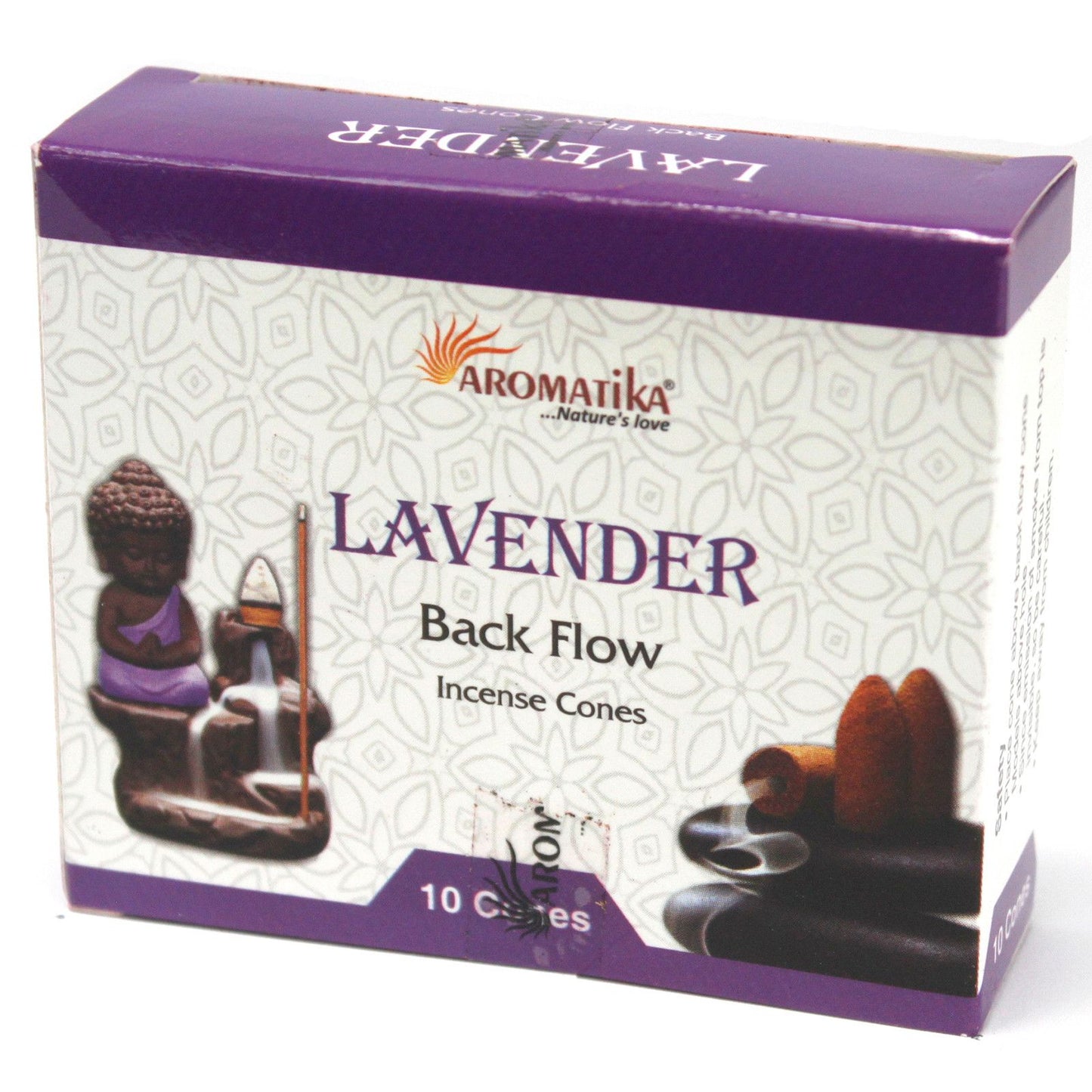 Aromatica Backflow Incense Cones - Lavender - Vivid Aromas UK