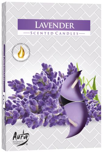 Set of 6 Scented Tealights - Lavender - Vivid Aromas UK