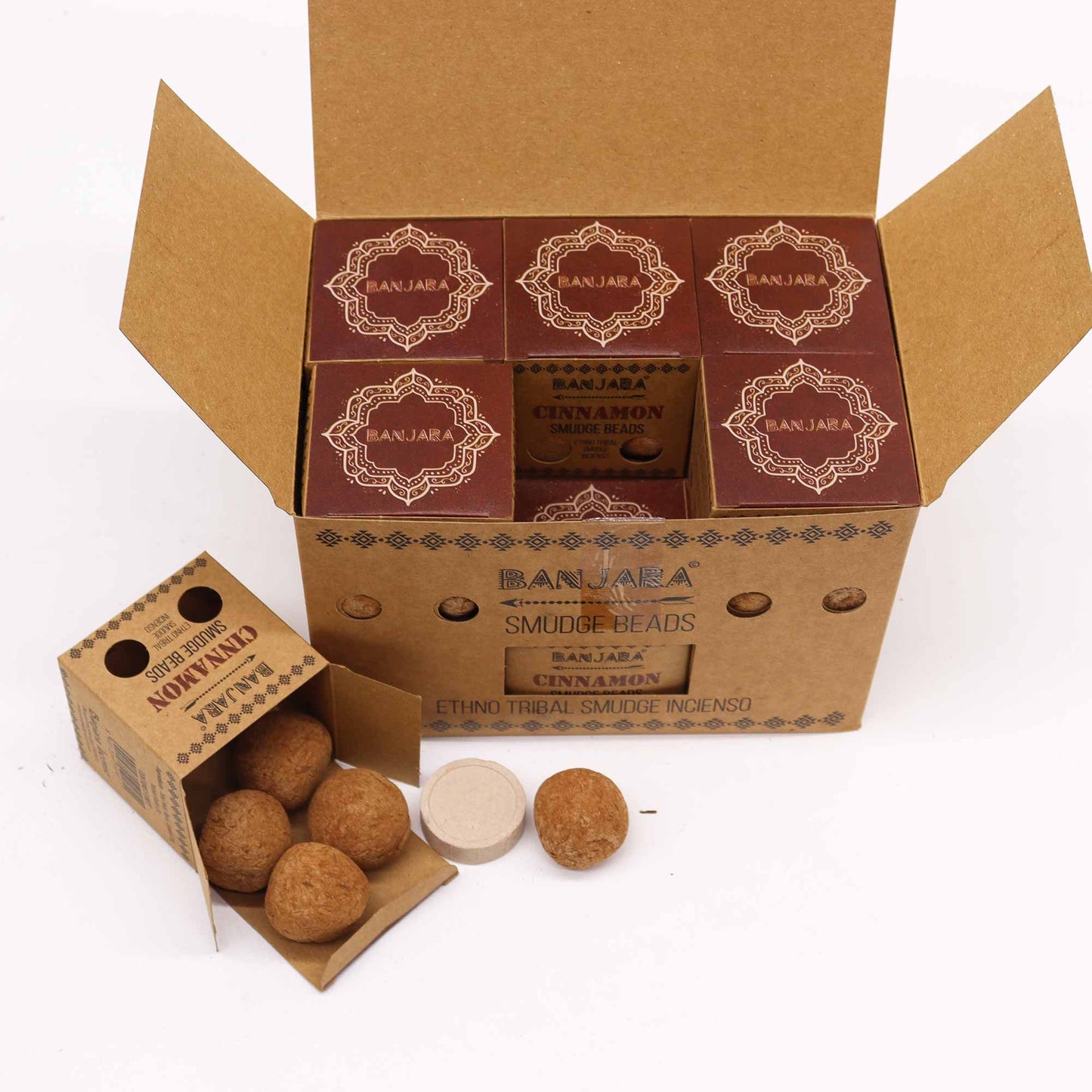 Banjara Smudge Beads - Cinnamon - Vivid Aromas UK