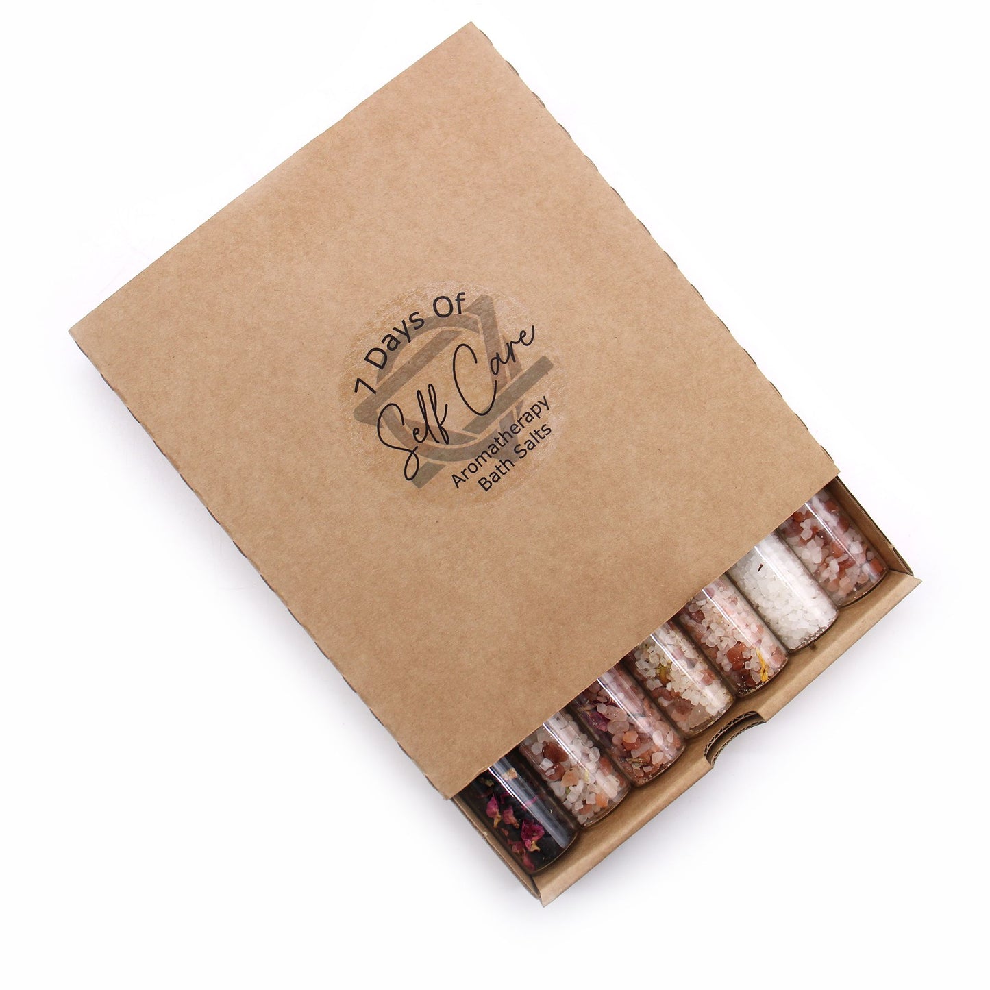 Bath Salts in Vials - Gift Pack of 7 - Vivid Aromas UK
