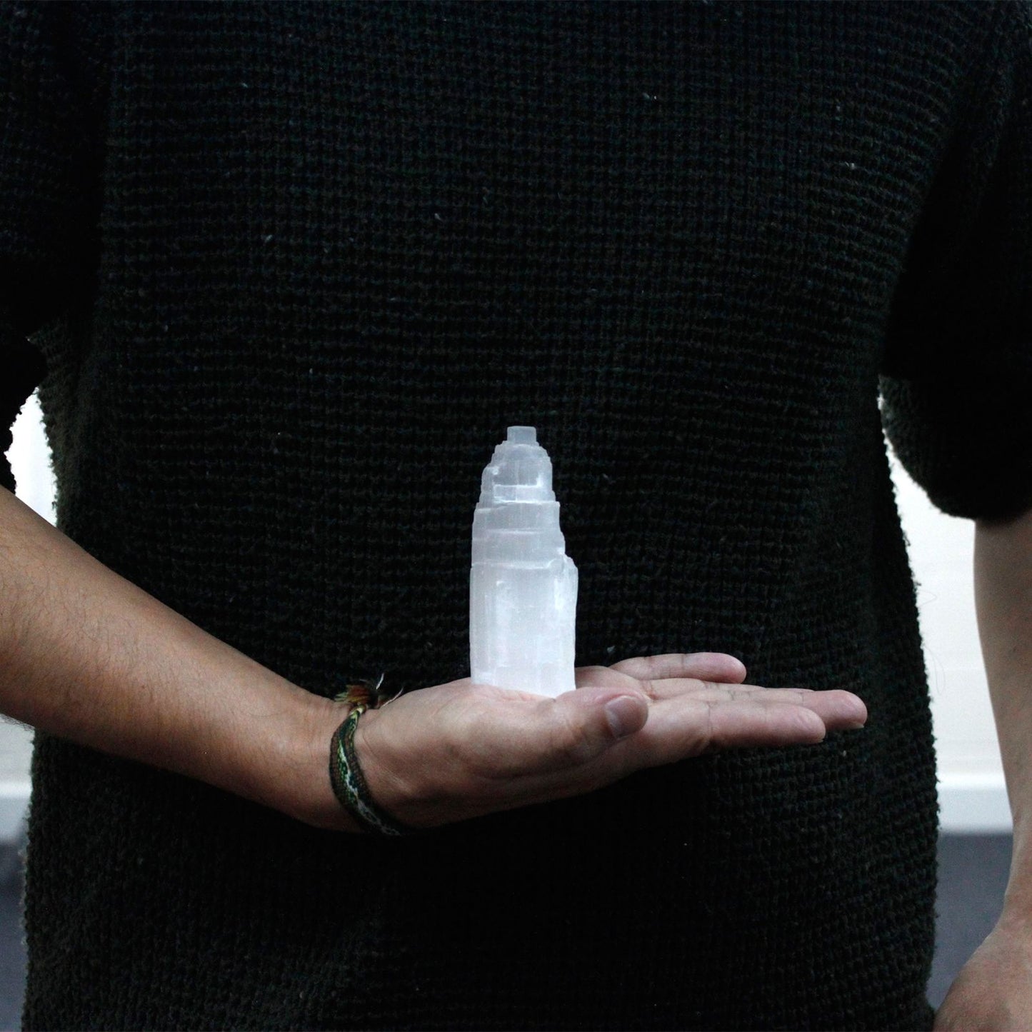 Natural Selenite Tower - 10 cm - Vivid Aromas UK