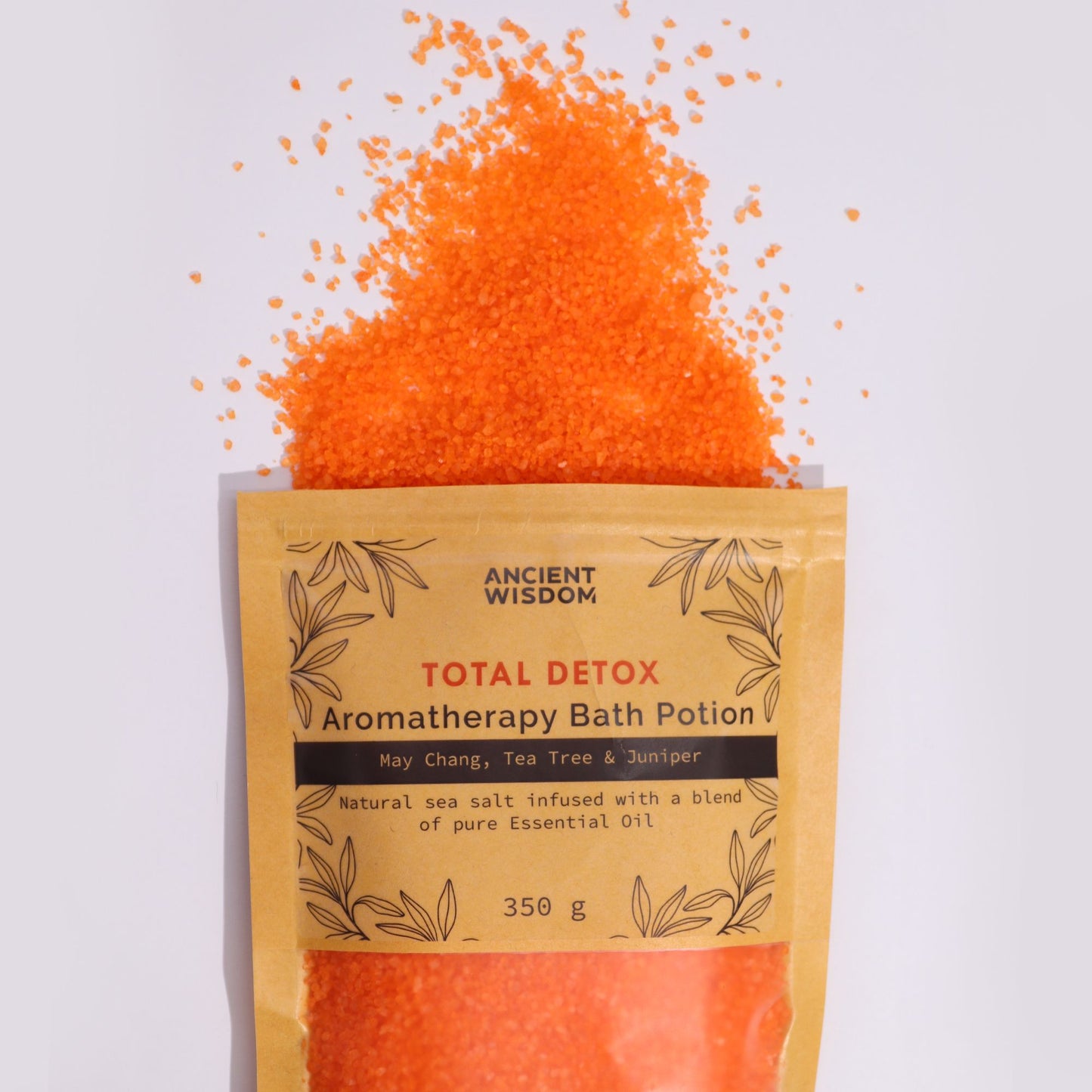 Aromatherapy Bath Potion in Kraft Bag 350g - Total Detox - Vivid Aromas UK