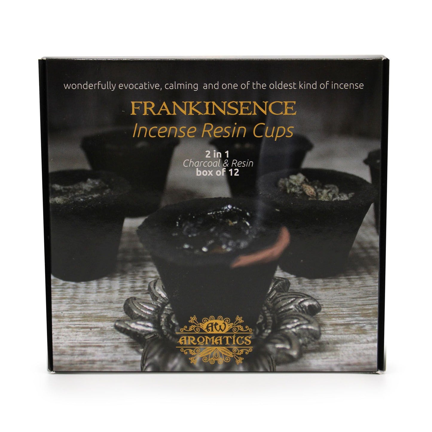 Box of 12 Resin Cups - Frankincense - Vivid Aromas UK
