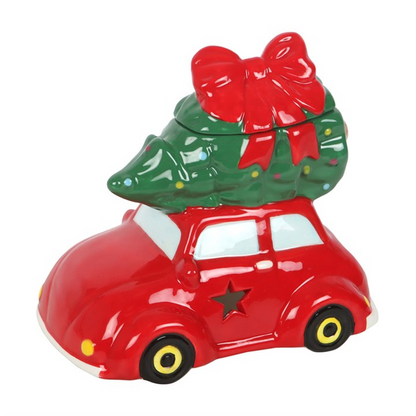Nostalgic Car with Christmas Tree Ceramic Oil Burner