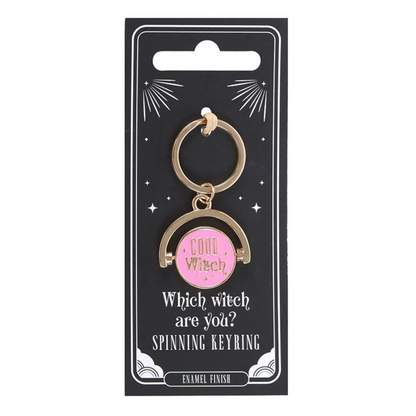 Which Witch Are You Spinning Keyring - Vivid Aromas UK