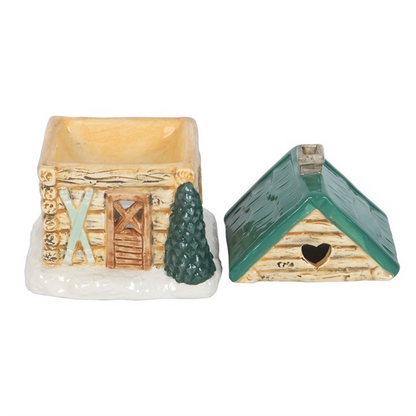 Cabin Ski Chalet Ceramic Oil Burner