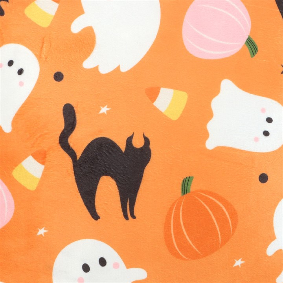 Square Sweet and Spooky Ghost Print Cushion