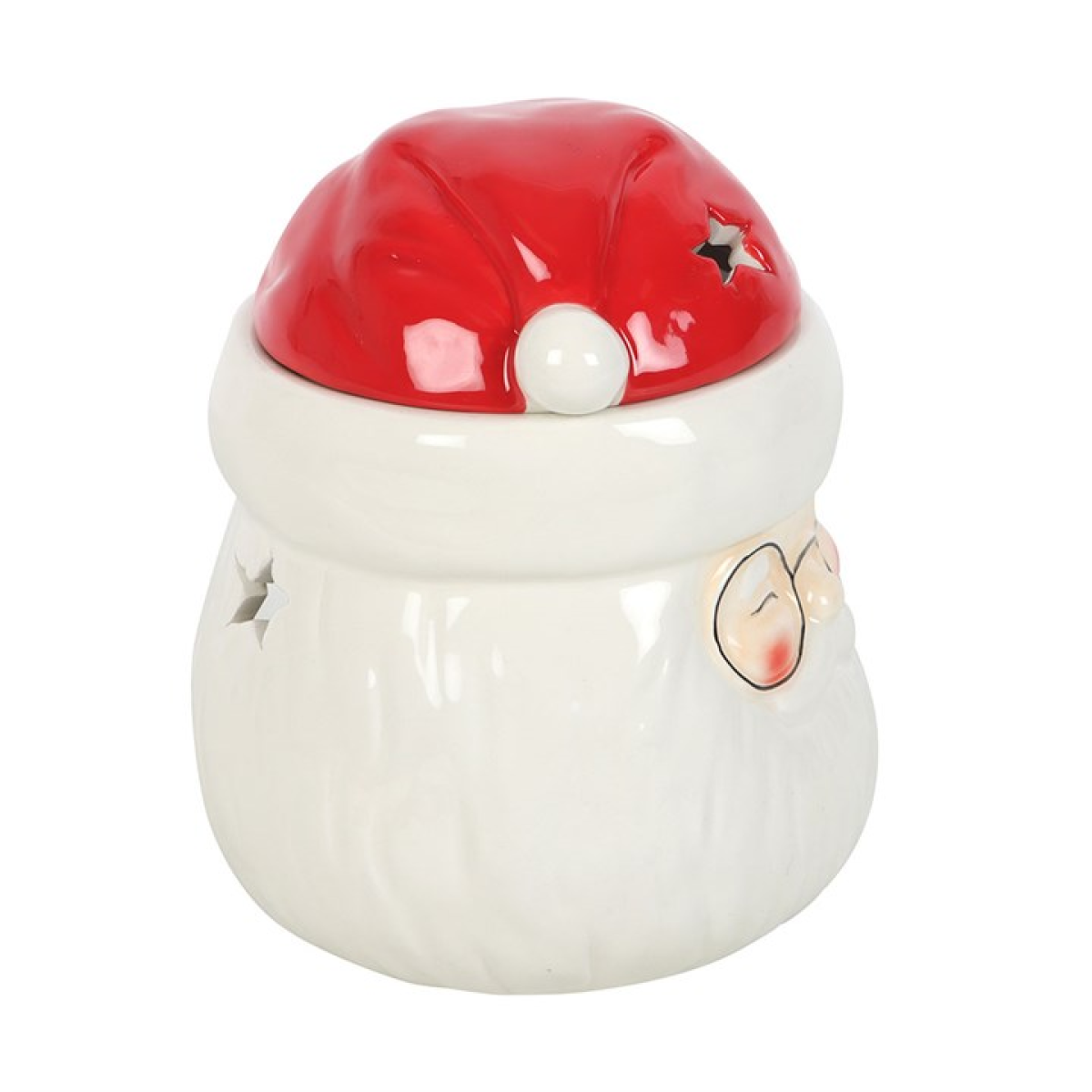 Santa Claus Shaped Ceramic Oil Burner and Wax Warmer