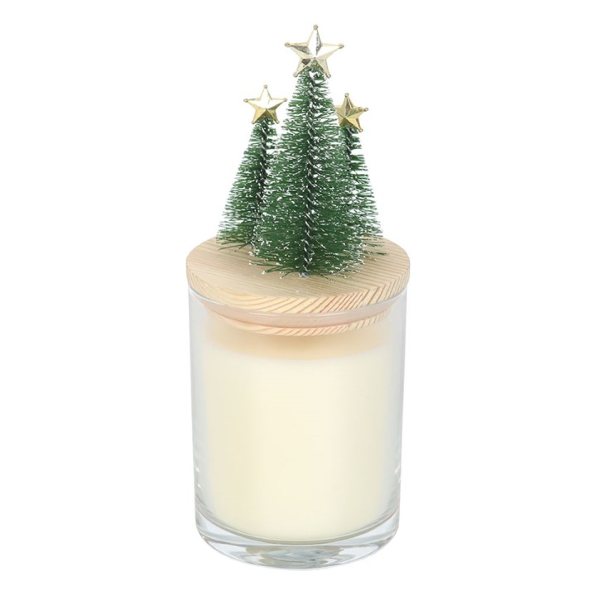 Bah Humbug Orange & Clove Glass Candle with Tree