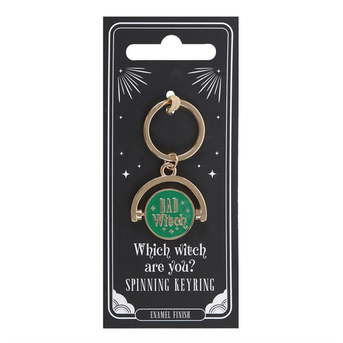 Which Witch Are You Spinning Keyring - Vivid Aromas UK
