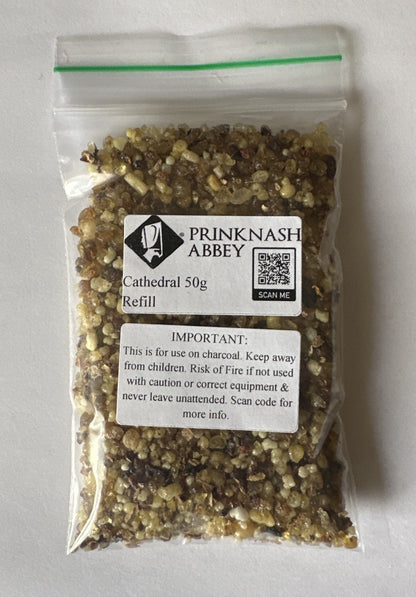 6 x 50g Refill Bags Genuine Prinknash Abbey Resin Incense - CritchCorp Retail & Wholesale