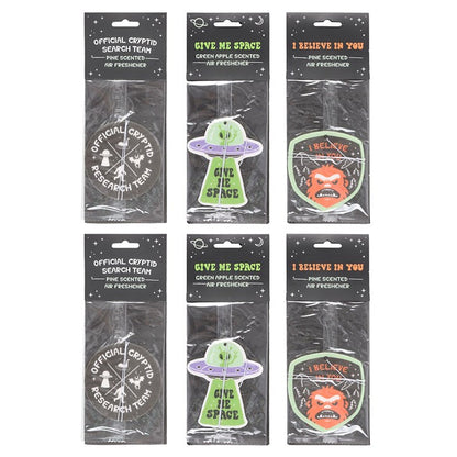 Set of 6 Camp Cryptid Scented Air Fresheners - Vivid Aromas UK