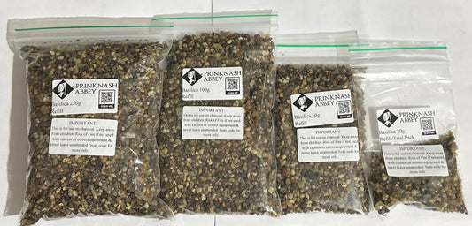 Prinknash Abbey All weights for Refill bags Baslilca Resin Incense