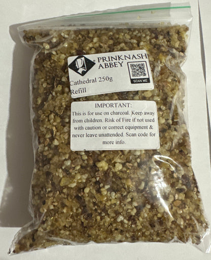 Genuine Prinknash Abbey Resin Incense Refill Bag Cathedral Blend