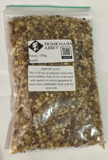 Prinknash Abbey 100g Refill Bag Resin Incense Priory Blend