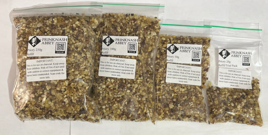 Prinknash Abbey All Sizes Resin Incense Bags - Priory Blend