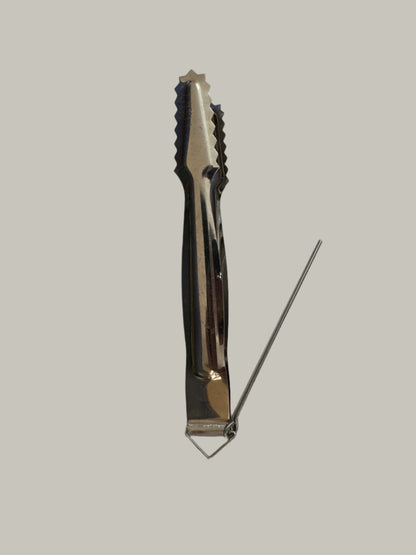 2 x Tongs for holding quick lighting charcoal discs, spoon, cutter & stoker - CritchCorp Retail & Wholesale