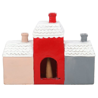 Christmas Village Incense Cone Holder - Vivid Aromas UK