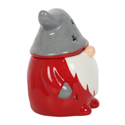 Red and Grey Gonk Ceramic Oil Burner