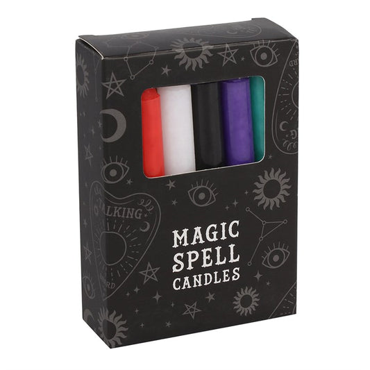 Set of 12 Mixed Spell Candles - Vivid Aromas UK