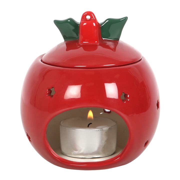 Red Bauble Oil Burner - Vivid Aromas UK