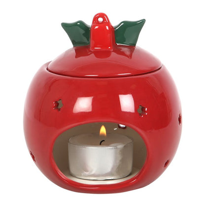 Red Bauble Oil Burner - Vivid Aromas UK