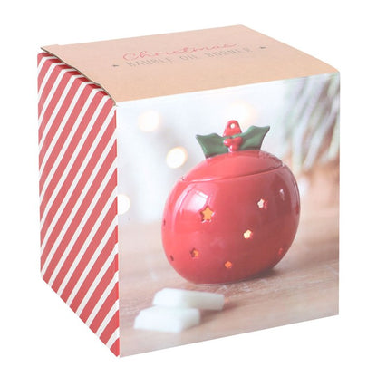 Red Bauble Oil Burner - Vivid Aromas UK