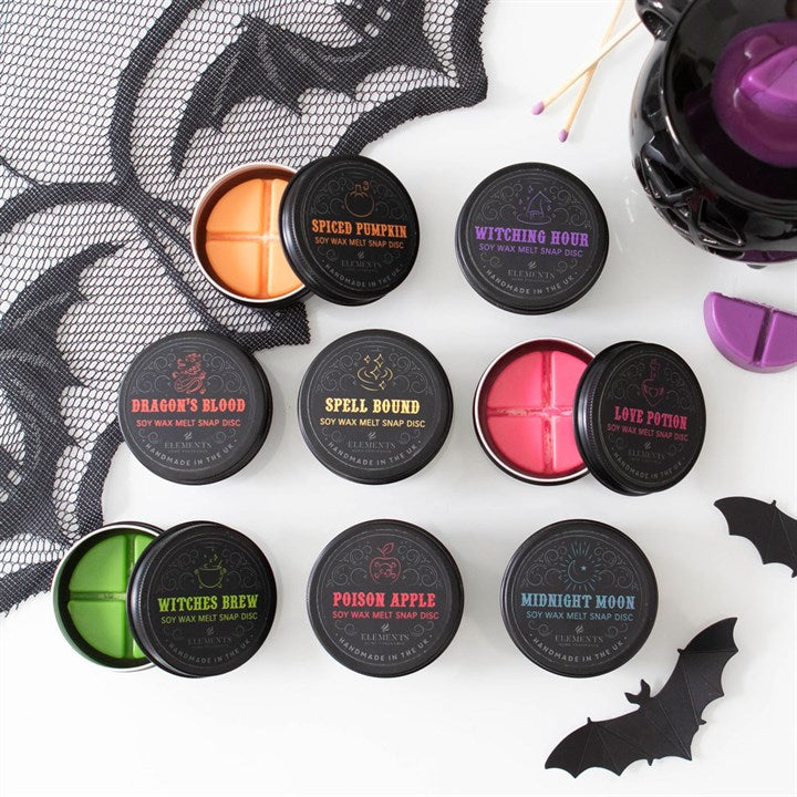 Set of 8 Gothic Wax Melt Snap Discs - Vivid Aromas UK