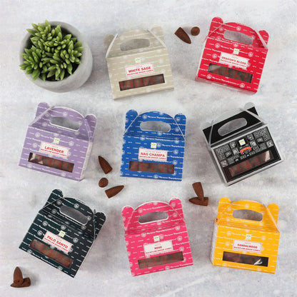 Set of 6 Nag Champa Backflow Dhoop Cones by Satya