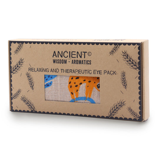 Lavender Natural Cotton and Juco Eye Pillow in Gift Box - Lazy Sloth - Vivid Aromas UK